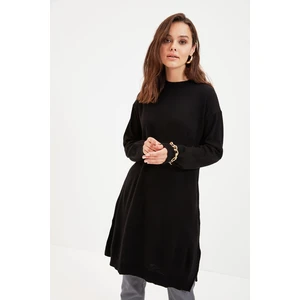 Trendyol Sweater - Black - Relaxed fit