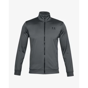 Bunda Under Armour SPORTSTYLE TRICOT JACKET - šedá