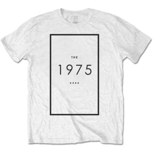 The 1975 Tricou Logo Alb M