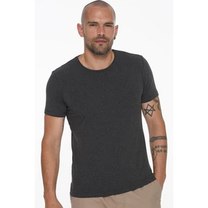 T8569 DEWBERRY BIKE COLLAR MEN's T-SHIRT-ANTHRACITE