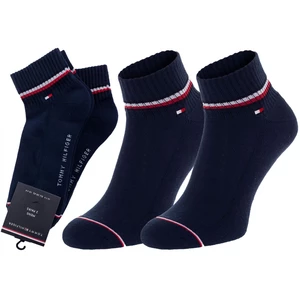 Tommy Hilfiger Man's 2Pack Socks 100001094 322 Navy Blue