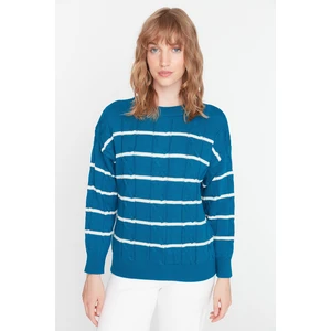 Trendyol Sweater - Blue - Regular fit