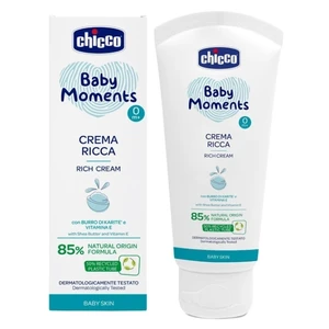 Chicco Baby Moments Rich Cream vyživující krém pro děti od narození 0 m+ 100 ml