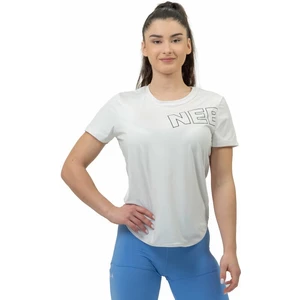Nebbia FIT Activewear Functional T-shirt with Short Sleeves White L Maglietta fitness