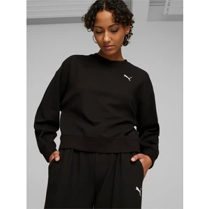 Black Women's Sweatshirt Puma Her Crew - Women