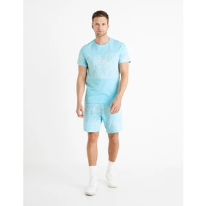 Celio Patterned T-Shirt Deplaced - Men