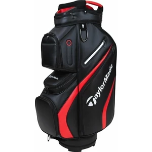 TaylorMade Deluxe Cart Bag Black/Red Golfbag