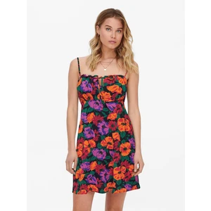 Black Women Floral Dress ONLY Nova - Women