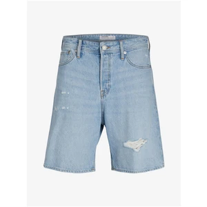 Light Blue Mens Denim Shorts Jack & Jones Tony - Men