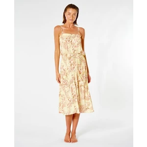 dress Rip Curl PLAYABELLA MIDI DRESS Light Yellow