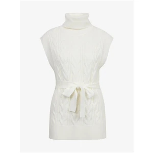 Orsay Cream Womens Sweater Vest - Women