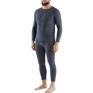 Viking Lan Pro Merino Set Base Layer Dark Grey L Sous-vêtements thermiques