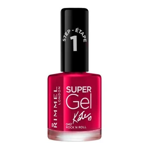 Rimmel Super Gel By Kate gelový lak na nehty bez užití UV/LED lampy odstín 042 Rock n Roll 12 ml