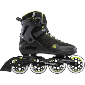 Rollerblade Spark 90 Patine în linie Negru/Lămâie verde 42,5