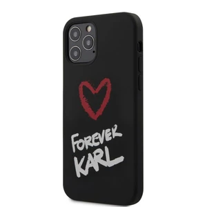 Tok Karl Lagerfeld  Forever szilikon  iPhone 12/12 Pro, black