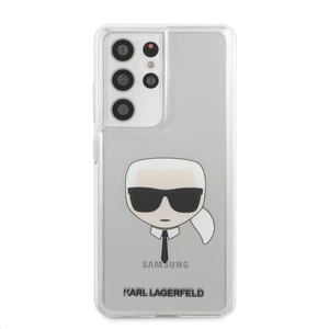 Puzdro Karl Lagerfeld PC/TPU Head pre Samsung Galaxy S21 Ultra - G998B, transparentné