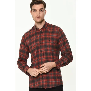 G698 DEWBERRY MEN'S SHIRT-RED