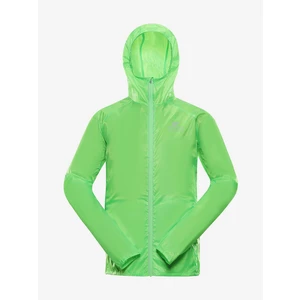 Men's ultra-light jacket with impregnation ALPINE PRO BIK neon green gecko