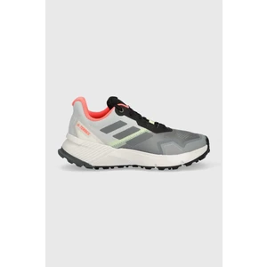 Grey Women's Running Sneakers adidas Performance Terrex Soulstride - Women