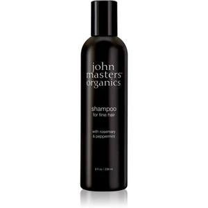 John Masters Organics Rosemary & Peppermint šampon pro jemné vlasy 236 ml