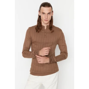 Trendyol Sweater - Braun - Fitted