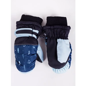 Yoclub Kids's Children's Winter Ski Gloves REN-0227C-A110 Navy Blue