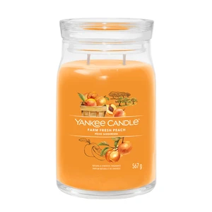 Svíčka YANKEE CANDLE Signature 567g Farm Fresh Peach