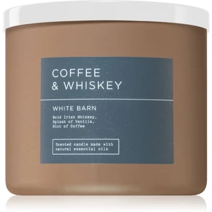 Bath & Body Works Coffee & Whiskey vonná svíčka 411 g