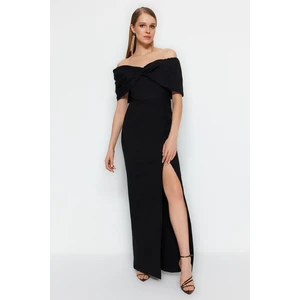 Női ruha Trendyol TPRSS23AE00067/Black