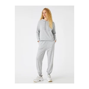 Koton Jogger Thick Textured Sweatpants With Tie Waist