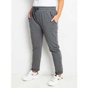 Dark Grey Oversize Trousers by Savage