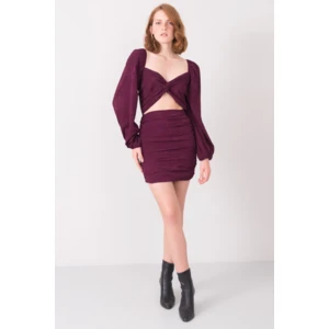 BSL Burgundy mini dress