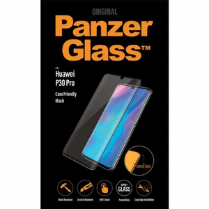 Temperált védőüveg PanzerGlass Case Friendly Huawei P30 Pro, fekete