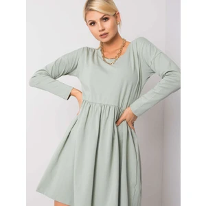 RUE PARIS Pistachio dress