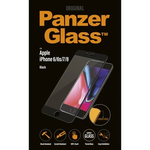 Temperált védőüveg PanzerGlass Curved Edges Apple iPhone 6/ 6S/ 7/ 8, fekete