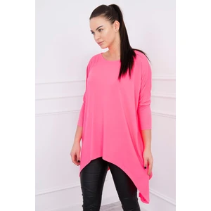 Blouse oversize pink neon