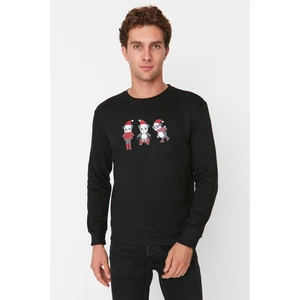 Trendyol Sweatshirt - Black - Regular fit