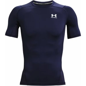 Under Armour Men's HeatGear Armour Short Sleeve Midnight Navy/White M