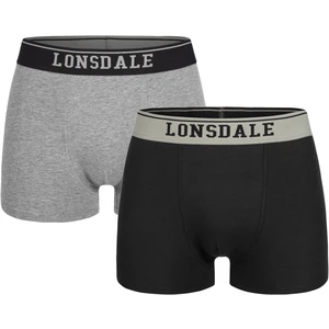 Pánske boxerky Lonsdale 113859-Grey/Black