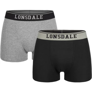 Bokserki męskie Lonsdale 113859-Grey/Black