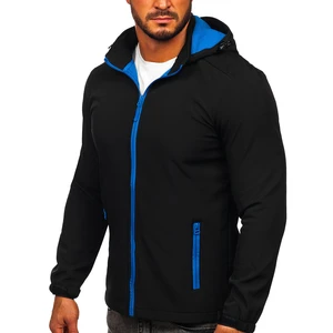 Geacă softshell negru-albastru Bolf HH017