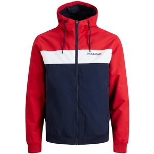 Jack&Jones Pánska bunda JJERUSH BOMBER 12200208 True Red S