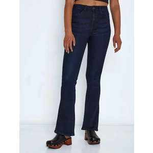 Dark Blue Flared Fit Jeans Noisy May Sallie - Women