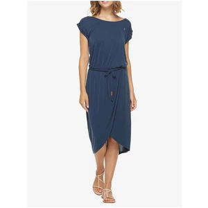 Dark blue women's dress with ragwear Ethany - Women