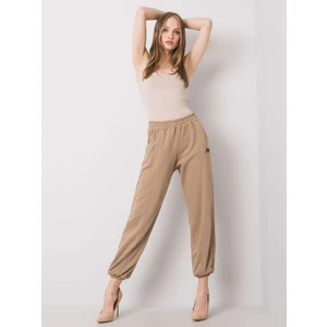 Ladies' dark beige sweatpants