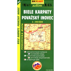 1074 Slovensko, Biele Karpaty, Pov.Inovec   / Turistická mapa SHOCart