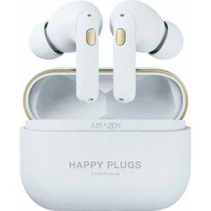 Slúchadlá Happy Plugs Air 1 Zen biela bezdrôtové slúchadlá • výdrž až 30 h • frekvencia 20 Hz až 20 kHz • citlivosť 107 dB • impedancia 16 ohmov • 10