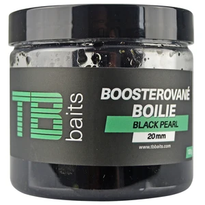 Tb baits boosterované boilie black pearl 120 g - 20 mm