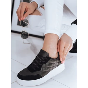 Women's sneakers GIRLY black Dstreet ZY0055