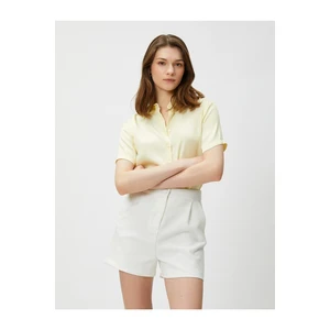 Koton Short Sleeve Shirt Buttoned